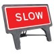 Slow Q Sign
